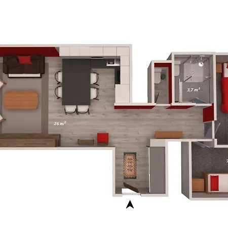 Moderne Acces Pistes, Proximite Commerces - Fr-1-563-27 * Courchevel