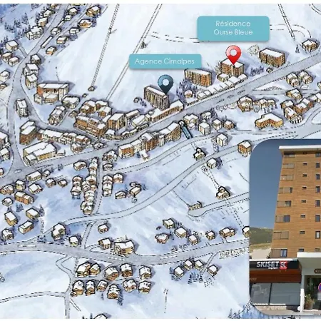 Moderne Acces Pistes, Proximite Commerces - Fr-1-563-27 *